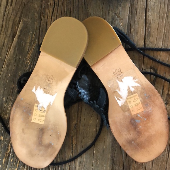 Joie Kacia Huarache Suede Lace-up Sandals size 37 - Picture 4 of 12